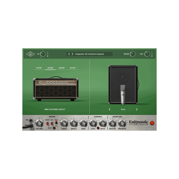 Universal Audio UAD Enigmatic '82 Overdrive Special Amp 精品過載音箱模擬 Plugin (下載版) - 效果器軟體 Plugin