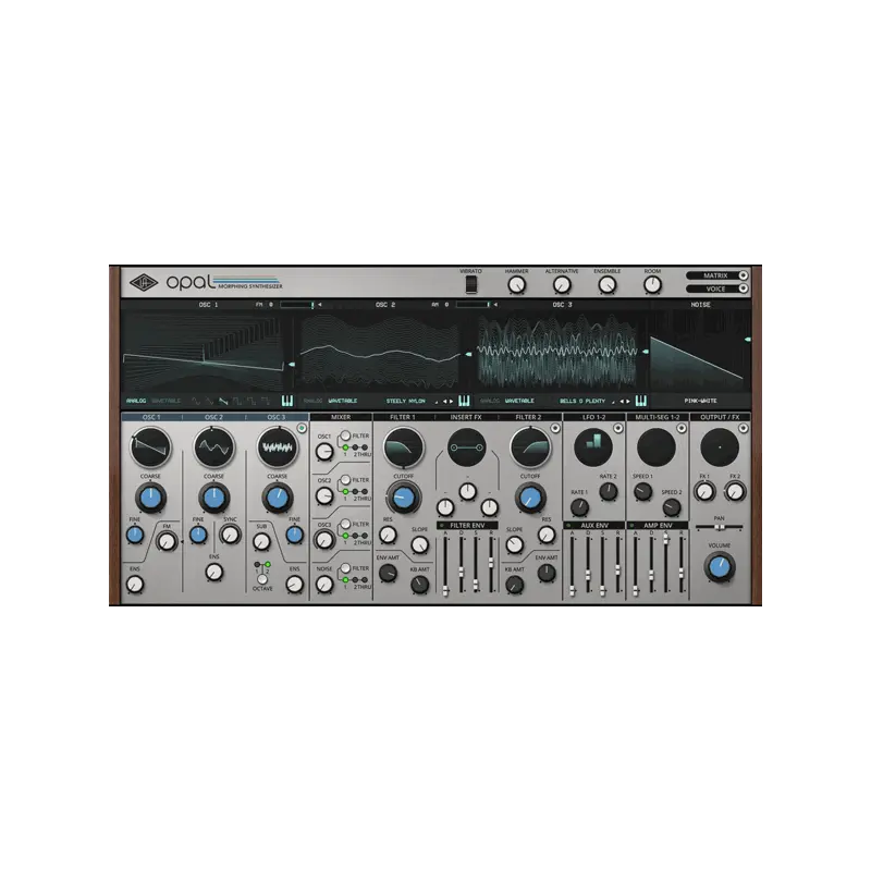 Universal Audio UAD Opal Morphing Synthesizer 波表混合合成器音源 Plugin (下載版) - 主圖