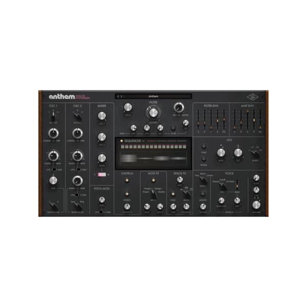 Universal Audio UAD Anthem 類比合成器音源 Plugin (下載版) - 音源軟體 Plugin 