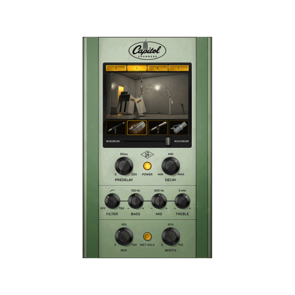 Universal Audio UAD Capitol Chambers 地下回音室殘響 Plugin (下載版) - 效果器軟體 Plugin