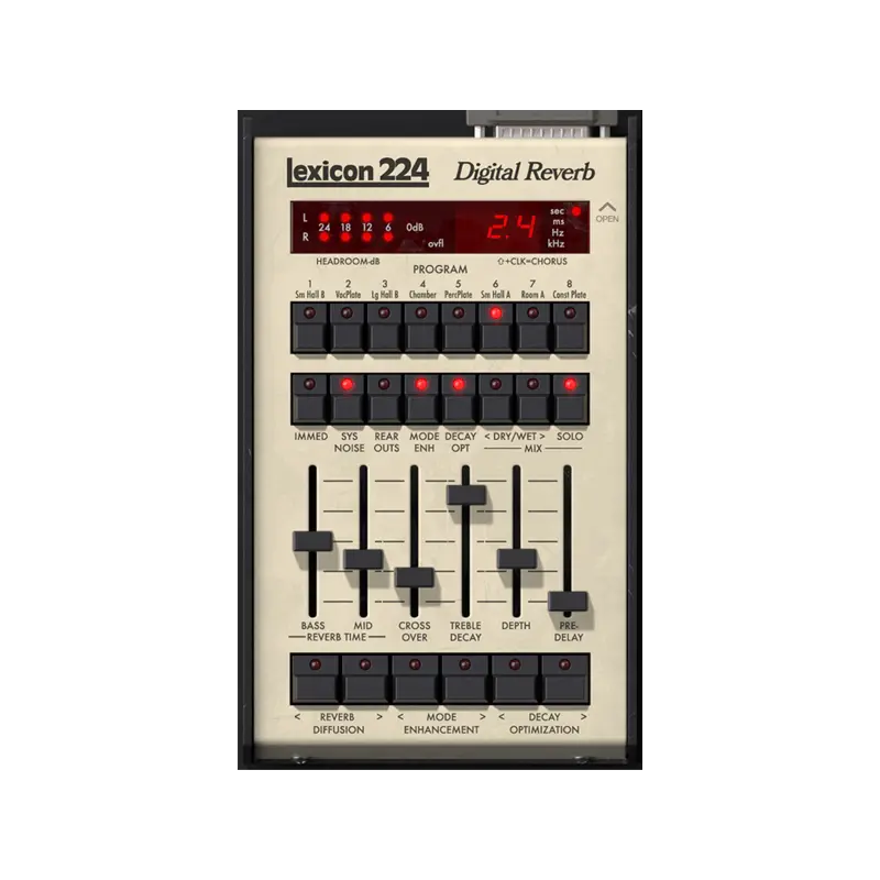 Universal Audio UAD Lexicon 224 Digital Reverb 數位殘響 Plugin (下載版) - 主圖