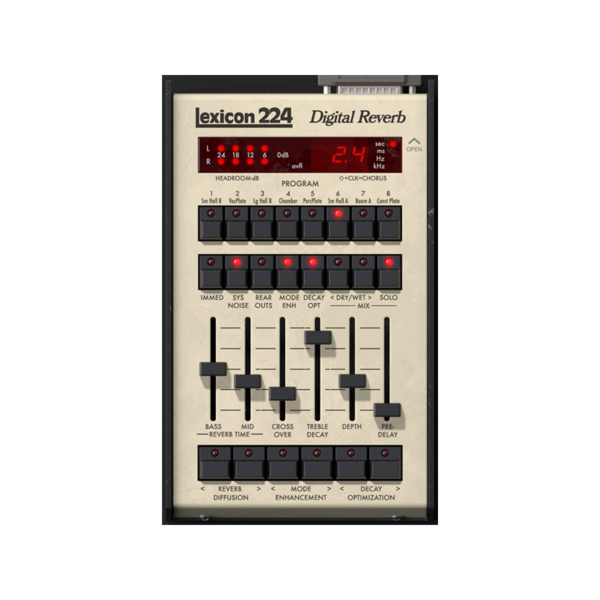Universal Audio UAD Lexicon 224 Digital Reverb 數位殘響 Plugin (下載版) - 效果器軟體 Plugin