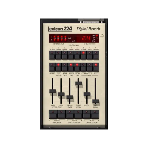 Universal Audio UAD Lexicon 224 Digital Reverb 數位殘響 Plugin (下載版) - 產品圖片 1