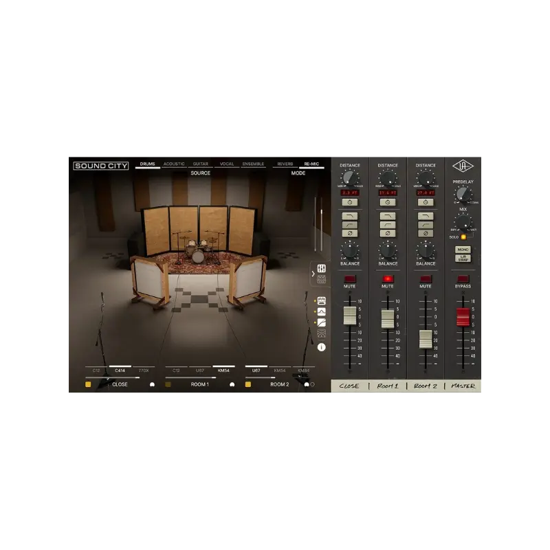 Universal Audio UAD Sound City Studios Plug-In 錄音室空間模擬 Plugin (下載版) - 主圖