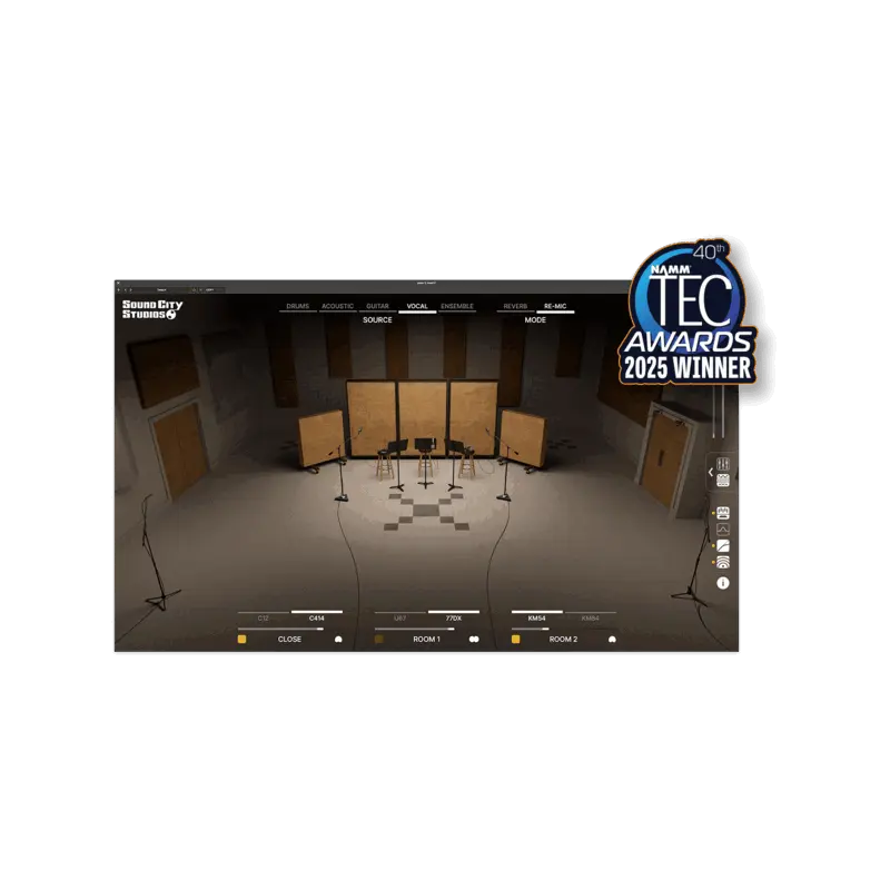 Universal Audio UAD Sound City Studios Plug-In 錄音室空間模擬 Plugin (下載版) - 主圖