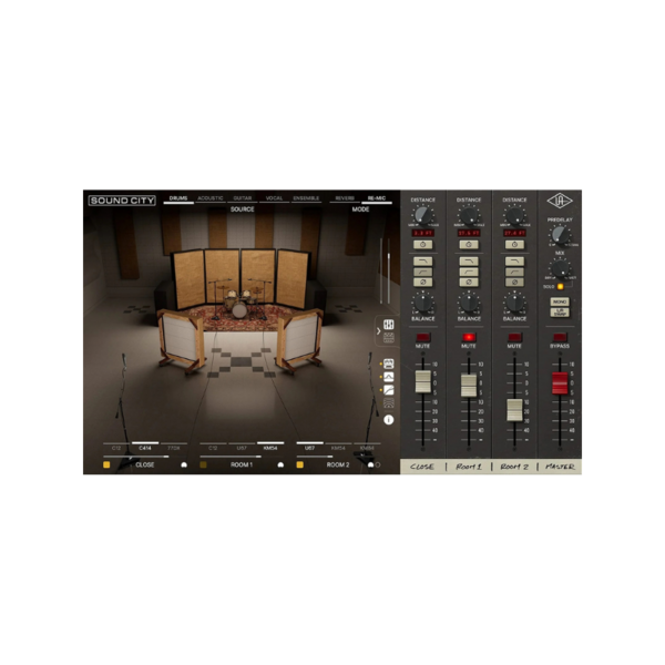 Universal Audio UAD Sound City Studios Plug-In 錄音室空間模擬 Plugin (下載版) - 效果器軟體 Plugin