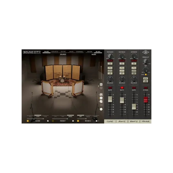 Universal Audio UAD Sound City Studios Plug-In 錄音室空間模擬 Plugin (下載版)