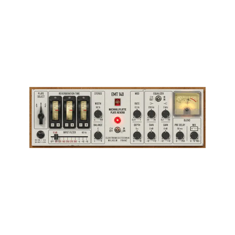 Universal Audio UAD EMT 140 Classic Plate Reverberator 板式殘響 Plugin (下載版) - 主圖