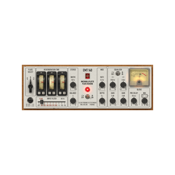 Universal Audio UAD EMT 140 Classic Plate Reverberator 板式殘響 Plugin (下載版) - 效果器軟體 Plugin