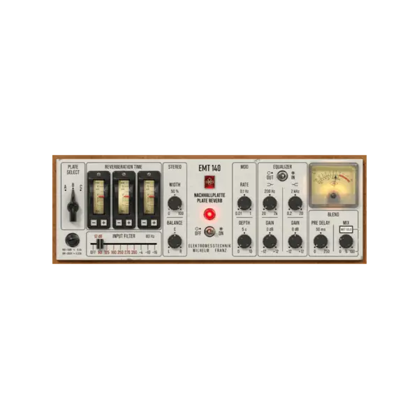 Universal Audio UAD EMT 140 Classic Plate Reverberator 板式殘響 Plugin (下載版) - 產品圖片 1