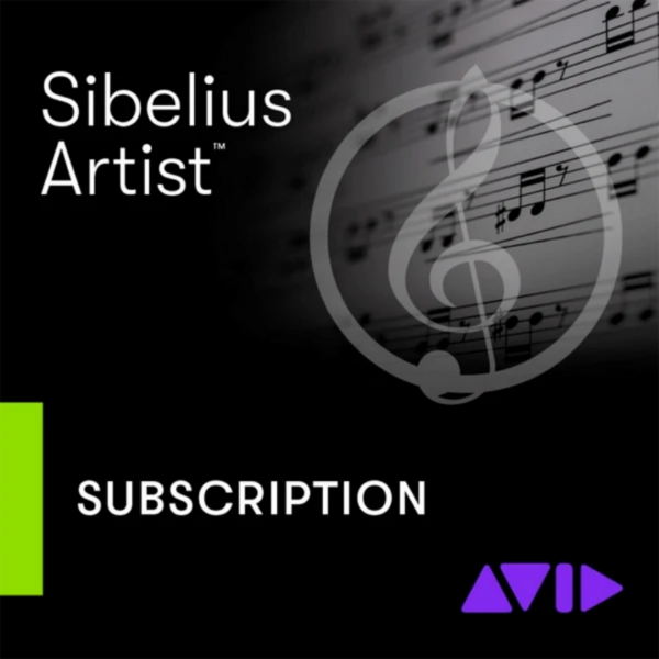 Avid Sibelius Artist Subscription 樂譜製作軟體 新用戶一年期訂閱制 (下載版) - 訂閱制軟體