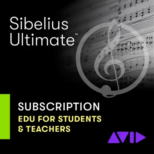 Avid Sibelius Ultimate Subscription EDU 樂譜製作軟體 新用戶一年期訂閱制 教育版 (下載版) - 產品圖片 1