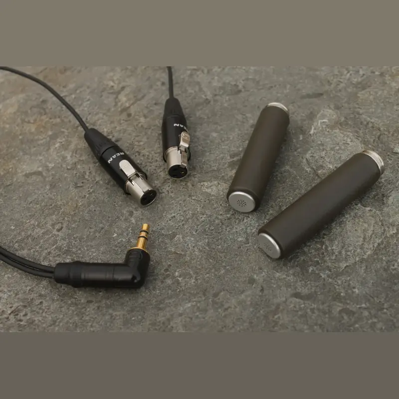 Oaka Instruments MINI Verdi 全向性麥克風（一對）3.5mm 插入式電源 行動錄音機升級 - 主圖