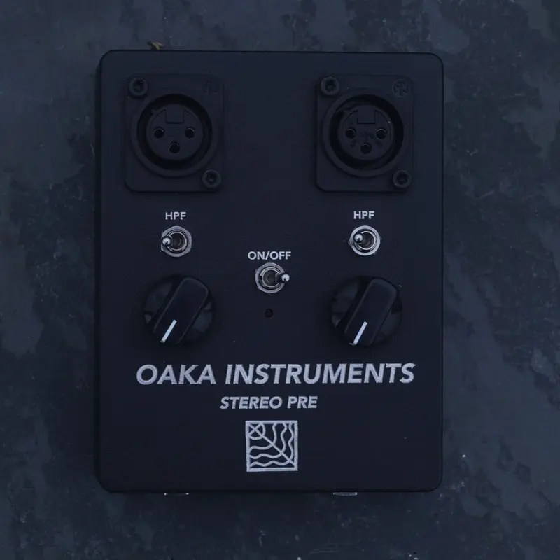 Oaka Instruments Stereo Pre 電池式雙聲道麥克風前級 田野錄音 模組合成器取樣 - 主圖
