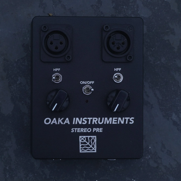 Oaka Instruments Stereo Pre 電池式雙聲道麥克風前級 田野錄音 模組合成器取樣 - 麥克風前級