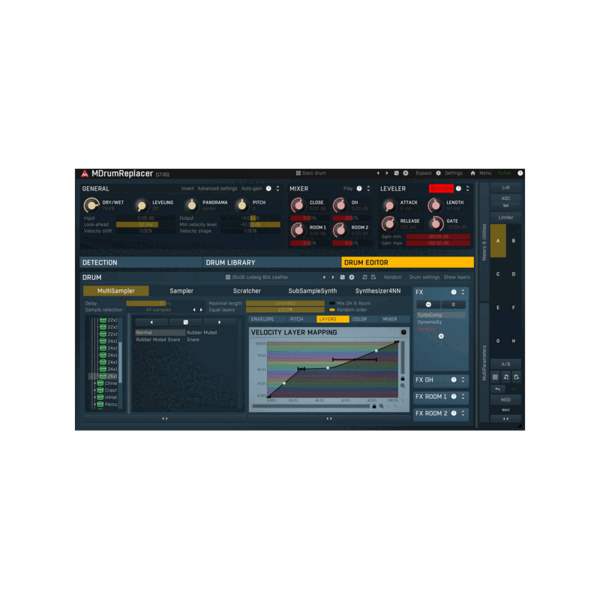 MeldaProduction MDrumReplacer 鼓聲替換 Plugin (下載版) - 效果器軟體 Plugin
