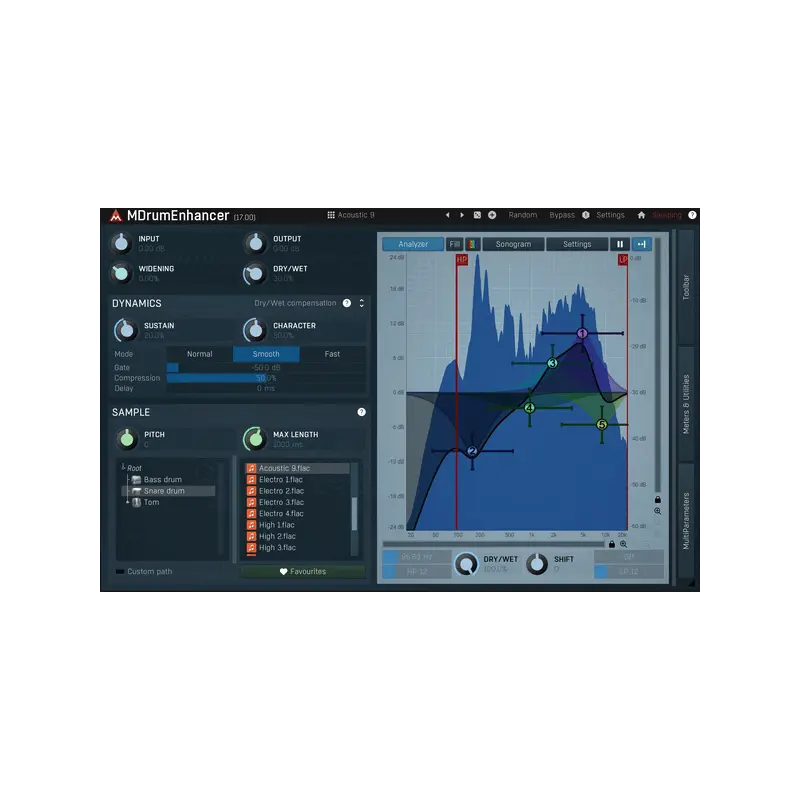 MeldaProduction MDrumEnhancer 鼓聲增強 Plugin (下載版) - 主圖