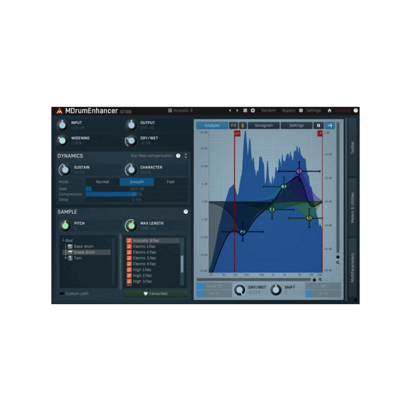 MeldaProduction MDrumEnhancer 鼓聲增強 Plugin (下載版) - 效果器軟體 Plugin