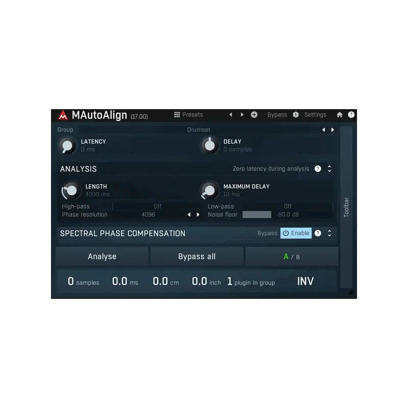 MeldaProduction MAutoAlign 自動相位對齊 Plugin (下載版) - 主圖