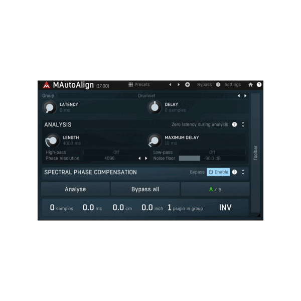 MeldaProduction MAutoAlign 自動相位對齊 Plugin (下載版) - 效果器軟體 Plugin