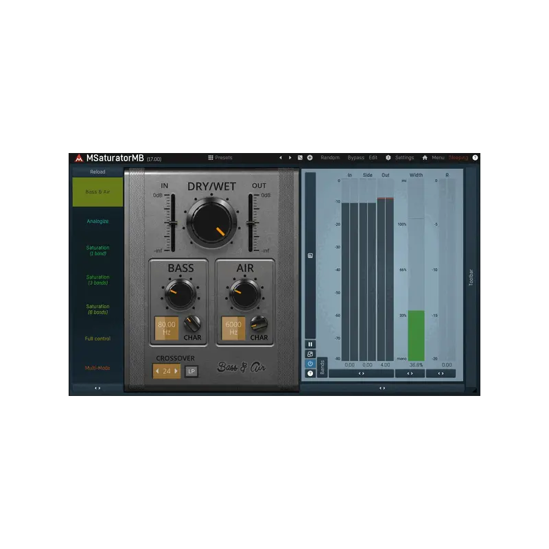 MeldaProduction MSaturatorMB 六頻段飽和效果器 Plugin (下載版) - 主圖