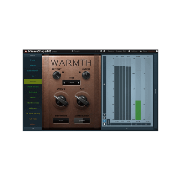 MeldaProduction MWaveShaperMB 多頻段自繪 Waveshaper 失真效果器 Plugin (下載版) - 效果器軟體 Plugin