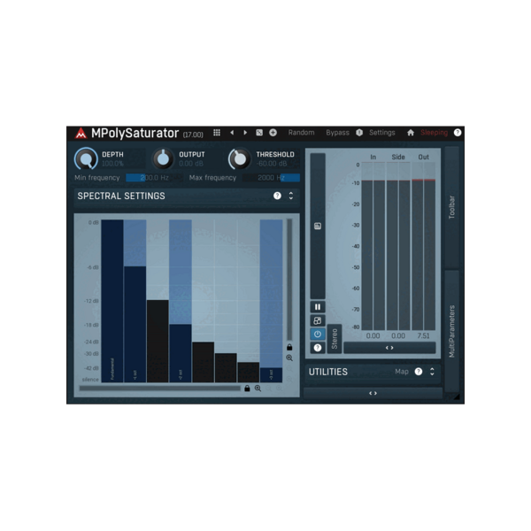 MeldaProduction MPolySaturator 頻譜泛音飽和效果器 Plugin (下載版) - 效果器軟體 Plugin