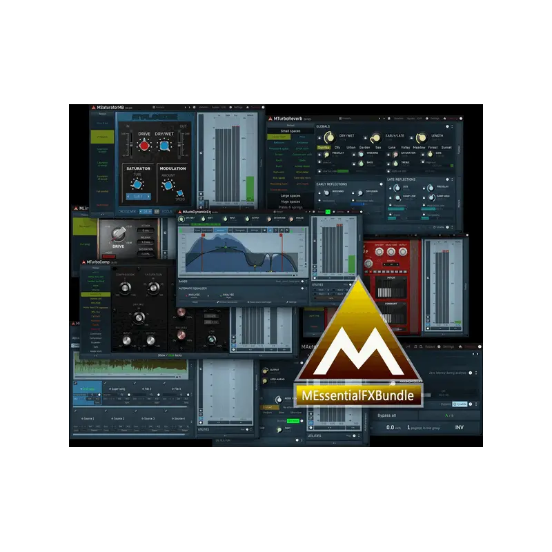 MeldaProduction MEssentialsFXBundle 必備 10 款效果器 Plugin 套組 (下載版) - 主圖