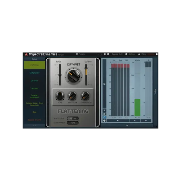 MeldaProduction MSpectralDynamics 頻譜動態處理效果器 Plugin (下載版) - 產品圖片 1