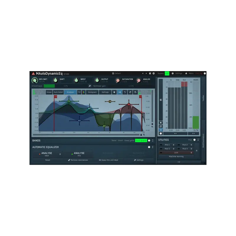 MeldaProduction MAutoDynamicEq 自動動態 EQ 效果器 Plugin (下載版) - 主圖
