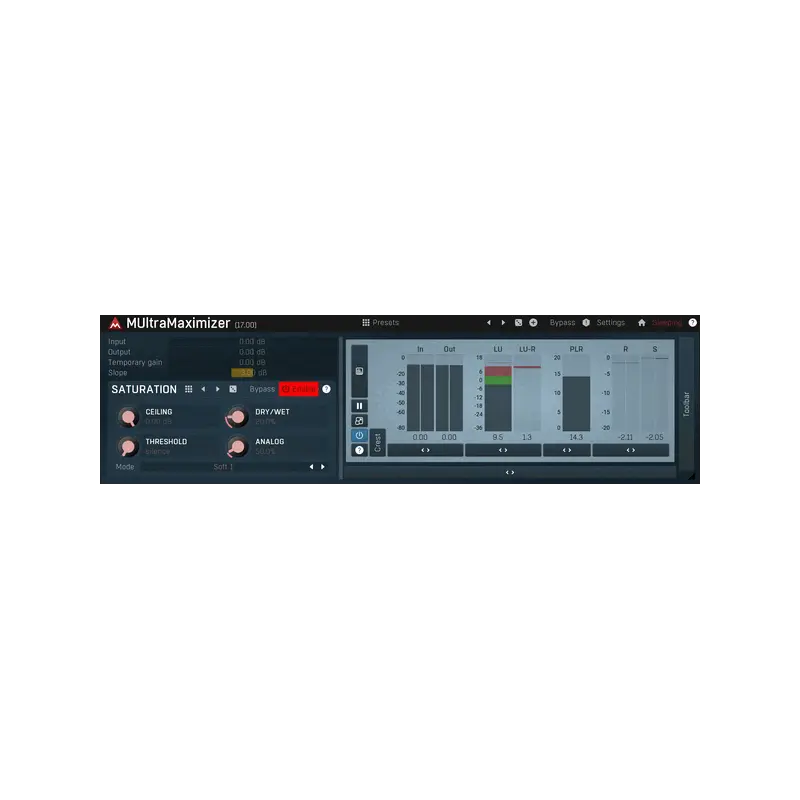 MeldaProduction MUltraMaximizer 多頻段 Maximizer 效果器 Plugin (下載版) - 主圖