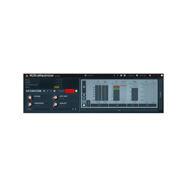 MeldaProduction MUltraMaximizer 多頻段 Maximizer 效果器 Plugin (下載版) - 產品圖片 1