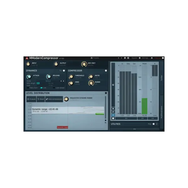 MeldaProduction MModernCompressor 自動設定 Compressor 效果器 Plugin (下載版) - 產品圖片 1
