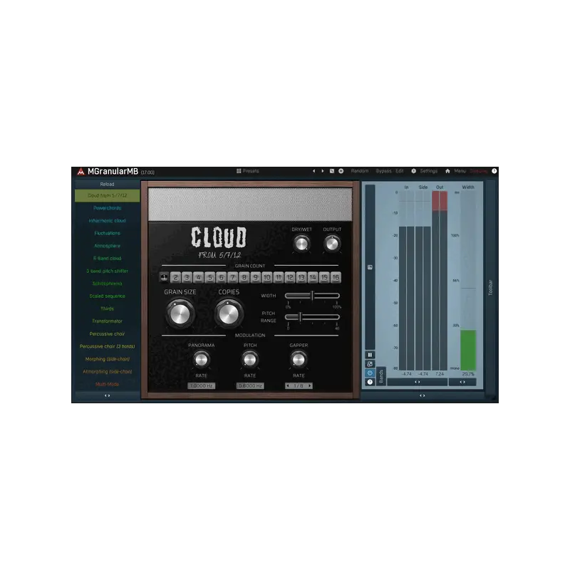 MeldaProduction MGranularMB 多頻段 Granular 效果器 Plugin (下載版) - 主圖