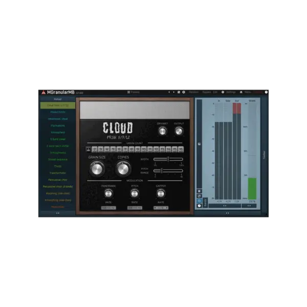 MeldaProduction MGranularMB 多頻段 Granular 效果器 Plugin (下載版) - 產品圖片 1
