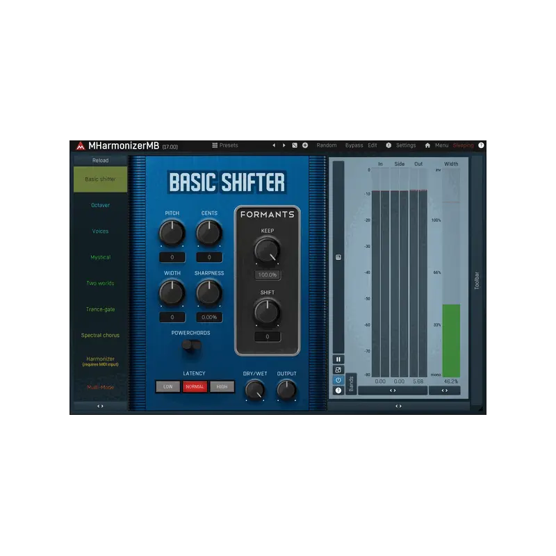 MeldaProduction MHarmonizerMB 多頻段 Harmonizer／Pitch Shifter 效果器 Plugin (下載版) - 主圖