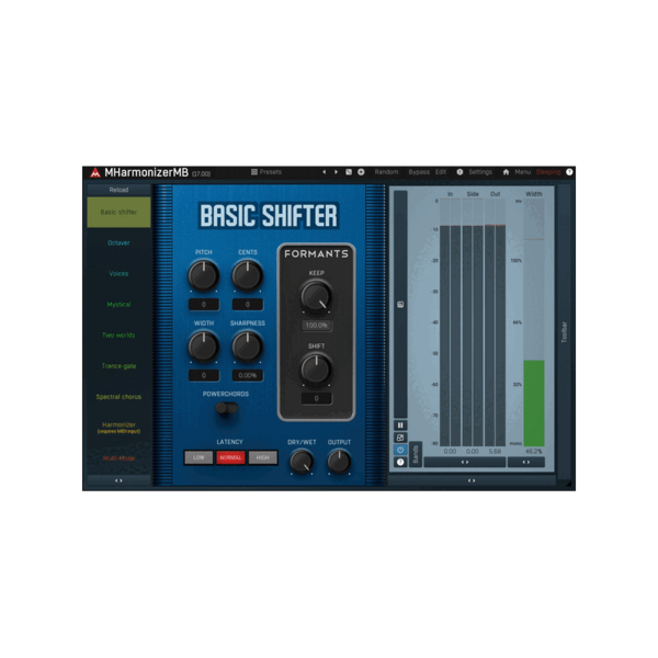 MeldaProduction MHarmonizerMB 多頻段 Harmonizer／Pitch Shifter 效果器 Plugin (下載版) - 效果器軟體 Plugin