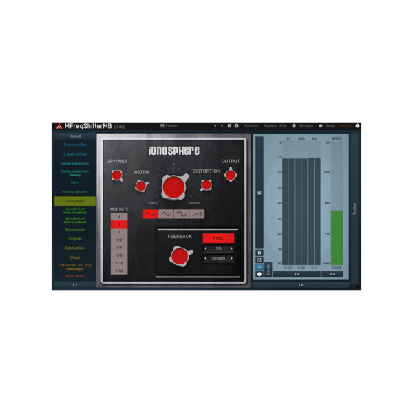 MeldaProduction MFreqShifterMB 多頻段 Frequency Shifter 效果器 Plugin (下載版) - 效果器軟體 Plugin