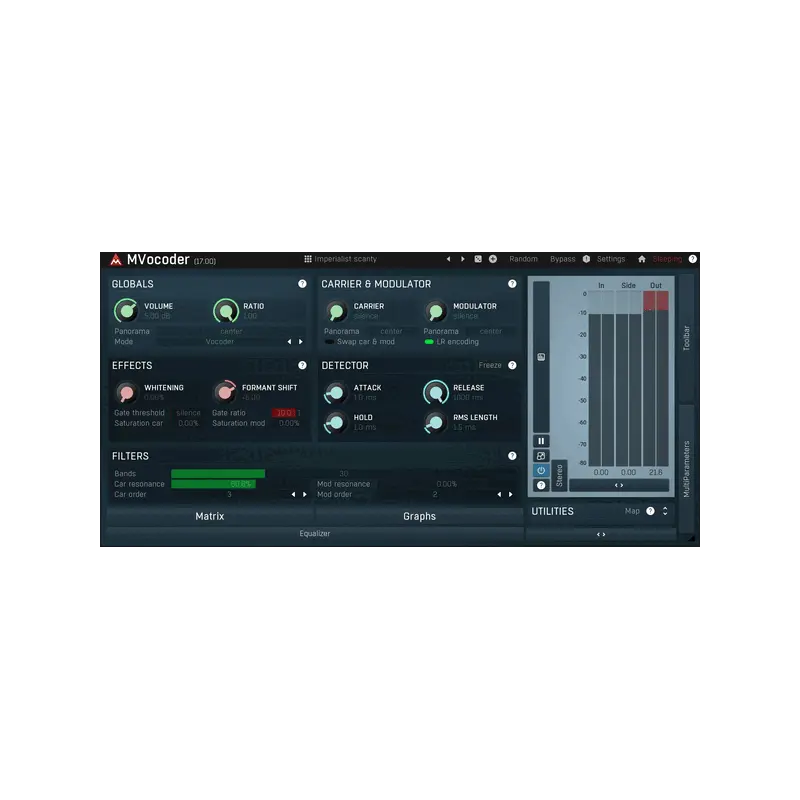 MeldaProduction MVocoder 最多 100 頻段 Vocoder 效果器 Plugin (下載版) - 主圖