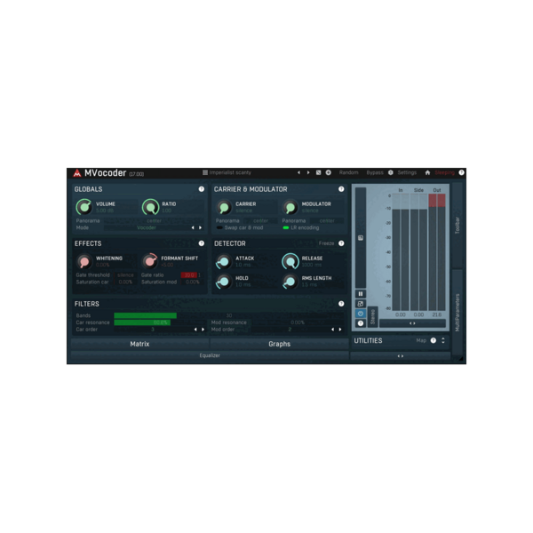 MeldaProduction MVocoder 最多 100 頻段 Vocoder 效果器 Plugin (下載版) - 效果器軟體 Plugin