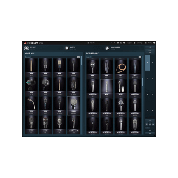 MeldaProduction MMicSim 麥克風模擬效果器 Plugin (下載版) - 效果器軟體 Plugin