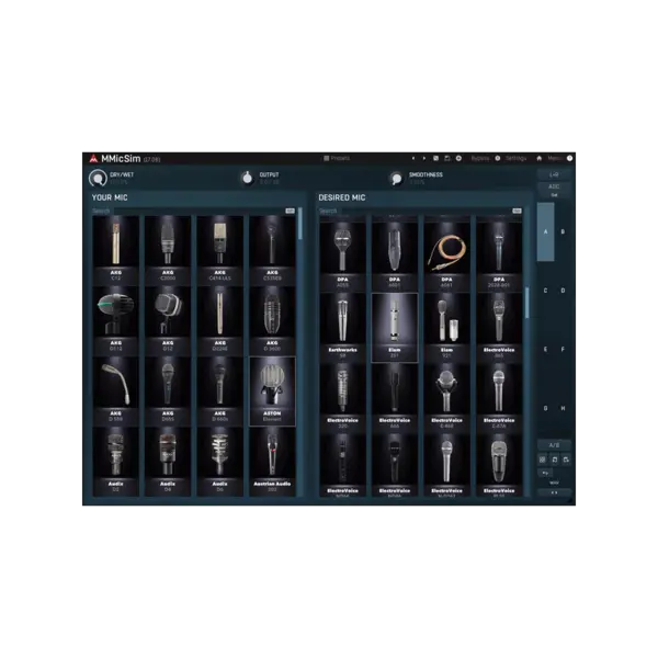 MeldaProduction MMicSim 麥克風模擬效果器 Plugin (下載版) - 產品圖片 1