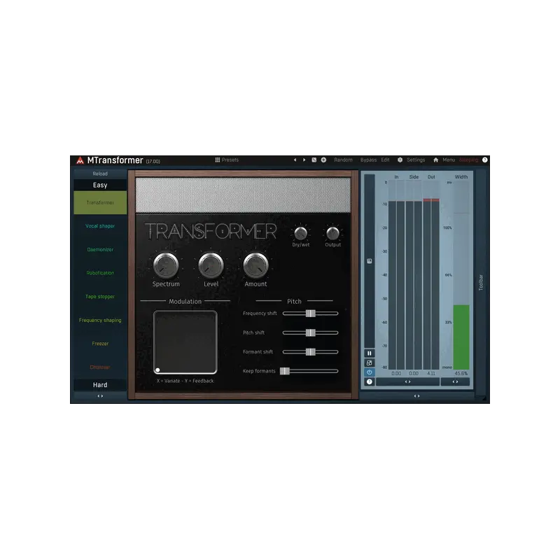 MeldaProduction MTransformer 頻譜變形創意效果器 Plugin (下載版) - 主圖