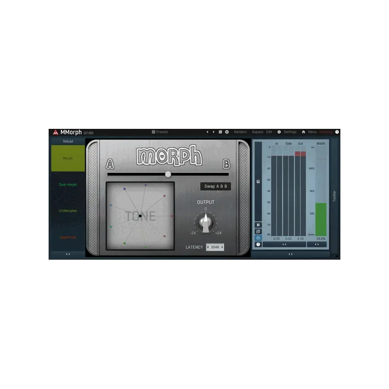 MeldaProduction MMorph 雙音源頻譜 Morphing 效果器 Plugin (下載版) - 主圖