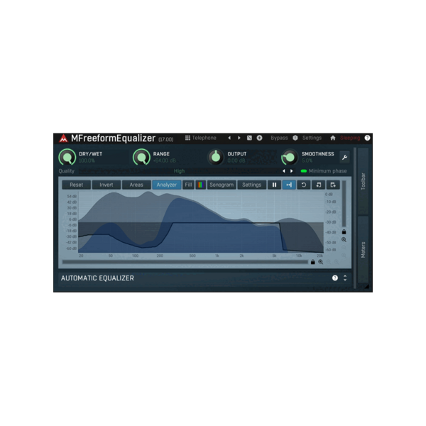 MeldaProduction MFreeformEqualizer 手繪曲線頻譜 EQ 效果器 Plugin (下載版) - 效果器軟體 Plugin