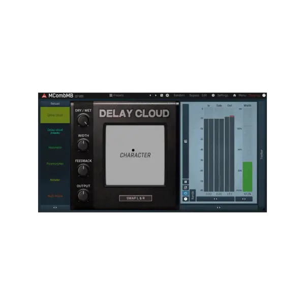 MeldaProduction MCombMB 多頻段梳狀 Filter 效果器 Plugin (下載版) - 產品圖片 1