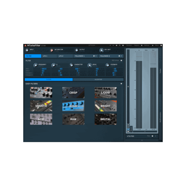 MeldaProduction MTurboFilter 類比模擬 Filter 設計效果器 Plugin (下載版) - 效果器軟體 Plugin