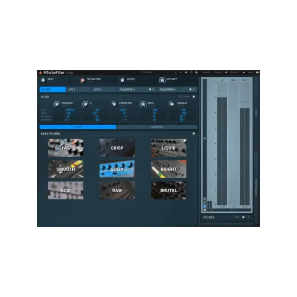 MeldaProduction MTurboFilter 類比模擬 Filter 設計效果器 Plugin (下載版) - 產品圖片 1