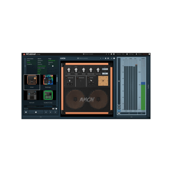 MeldaProduction MCabinet 吉他／貝斯音箱箱體模擬效果器 Plugin (下載版) - 效果器軟體 Plugin