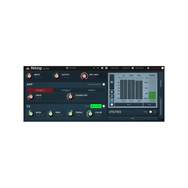MeldaProduction MAmp 復古類比音箱飽和失真效果器 Plugin (下載版) - 效果器軟體 Plugin